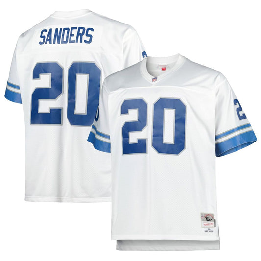 Detroit Lions Barry Sanders Mitchell & Ness White Big & product image 1