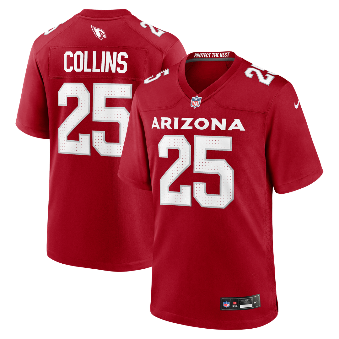 Arizona Cardinals Zaven Collins Nike Cardinal Home Game product image 1