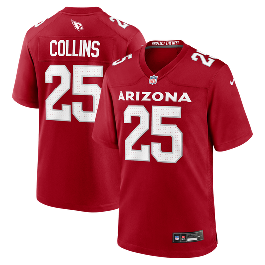 Arizona Cardinals Zaven Collins Nike Cardinal Home Game product image 1