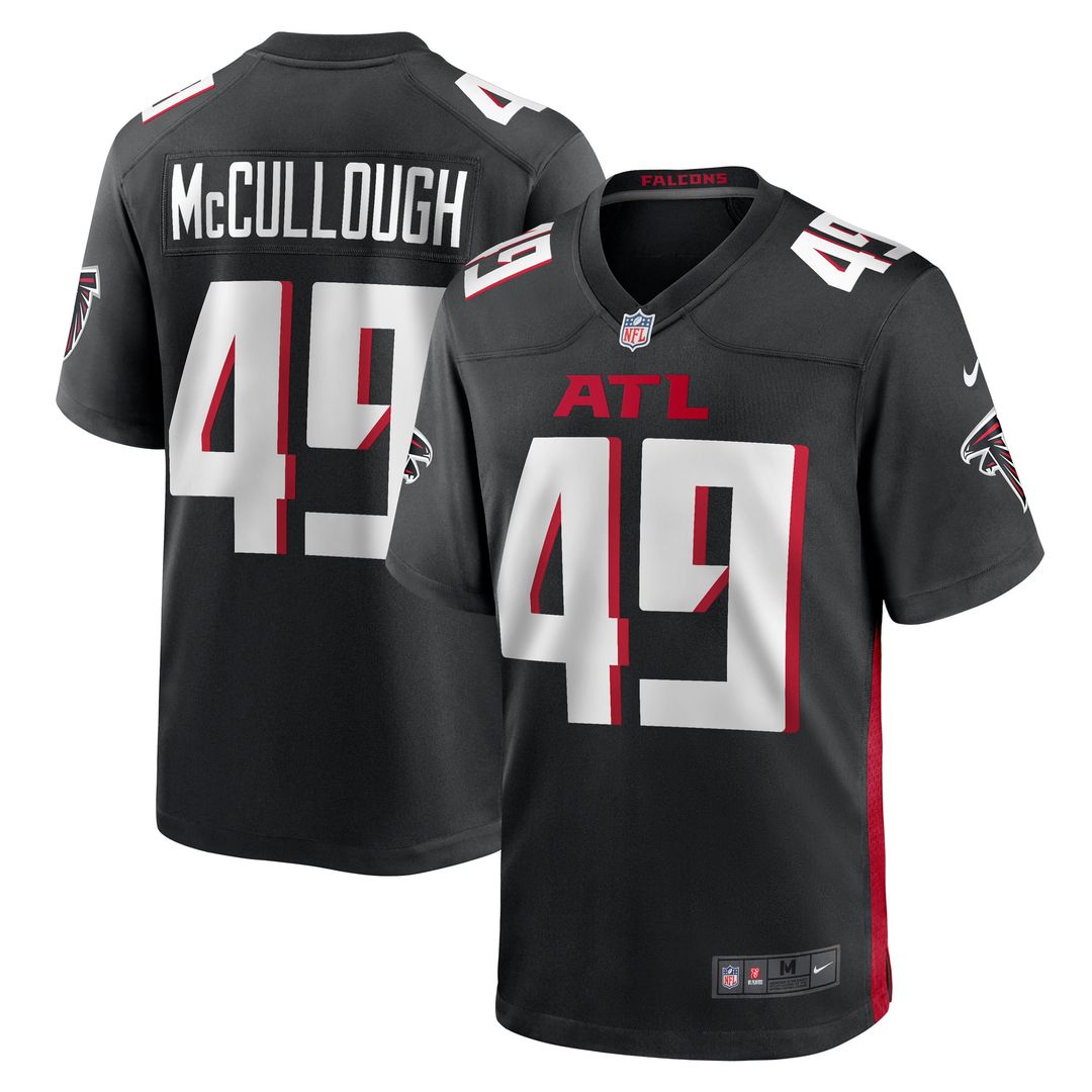 Atlanta Falcons Liam McCullough Nike Black Game Jersey product image 1