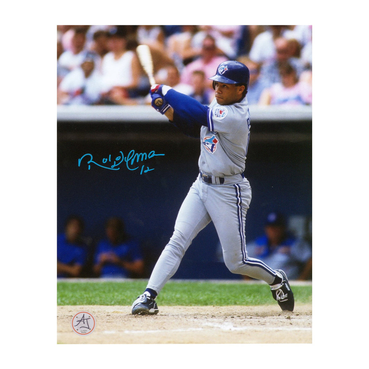 Roberto Alomar Autographed Toronto Blue Jays Batting 8x10 Photo product image 1, provided for visual reference and product