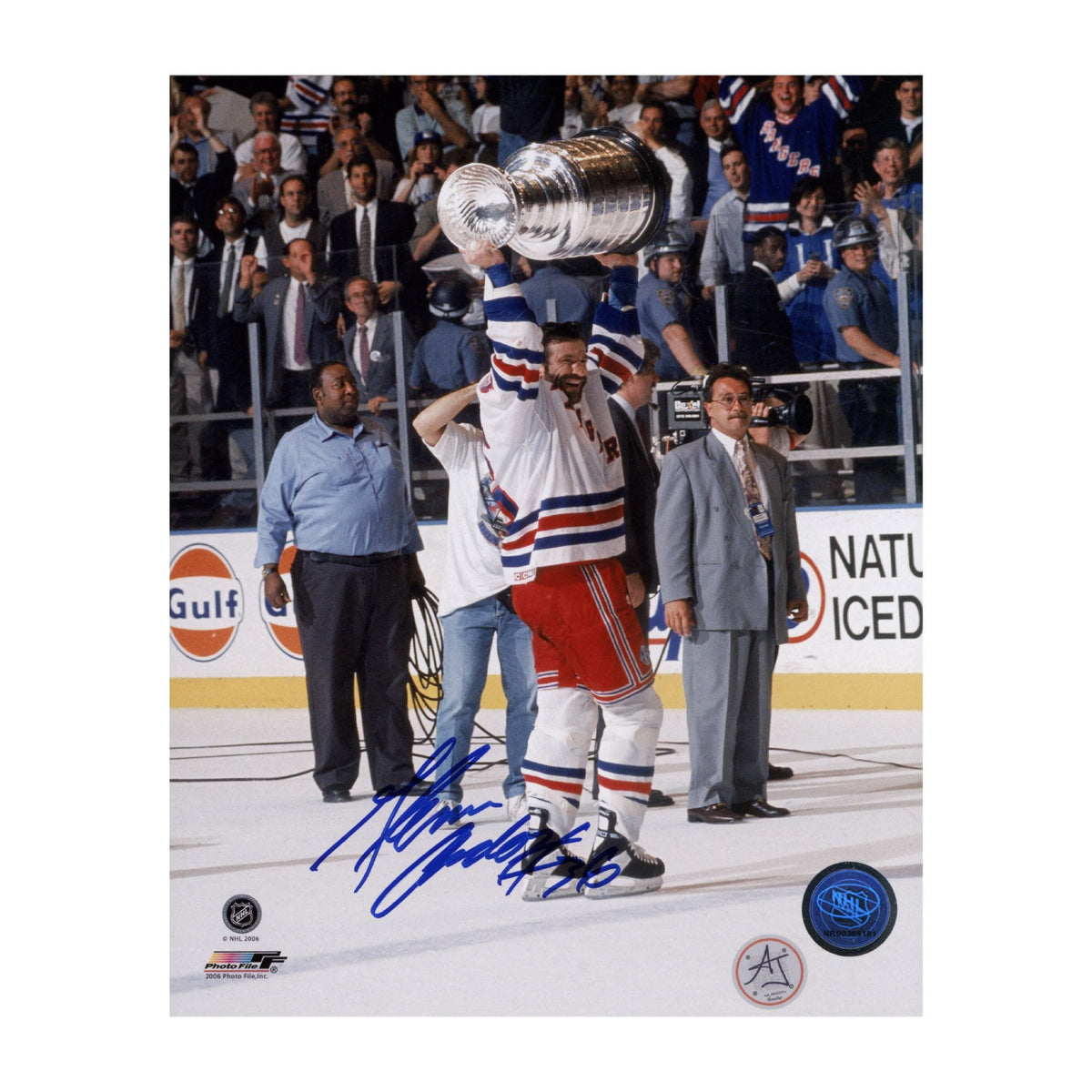 Glenn Anderson Autographed New York Rangers 1994 Stanley Cup 8x10 Photo product image 1, provided for visual reference and