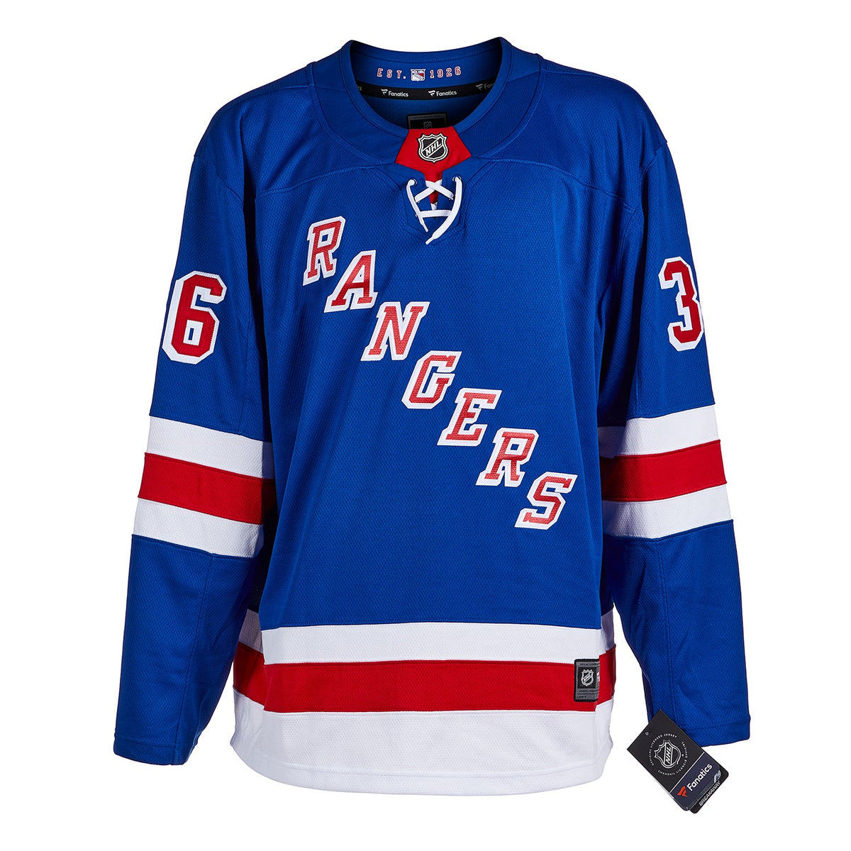 Glenn Anderson Autographed New York Rangers Fanatics Breakaway Jersey product image 2, provided for visual reference and