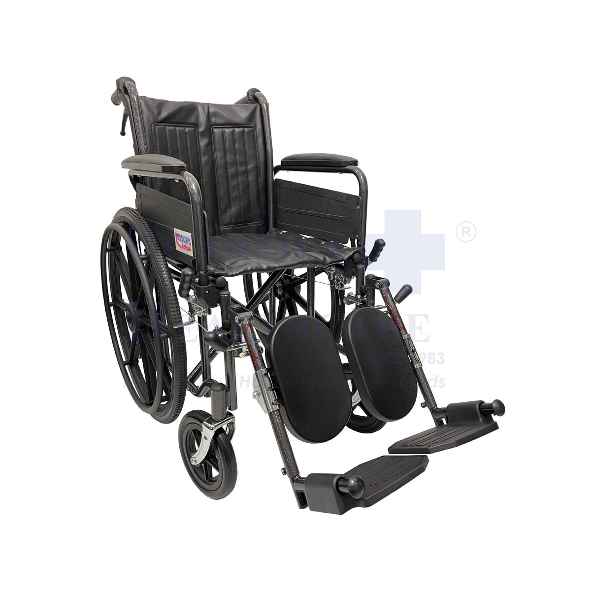 AR-0126/ AR-0127/ AR-0128 ASSURE Rehab Heavy Duty Hammertone Wheelchair