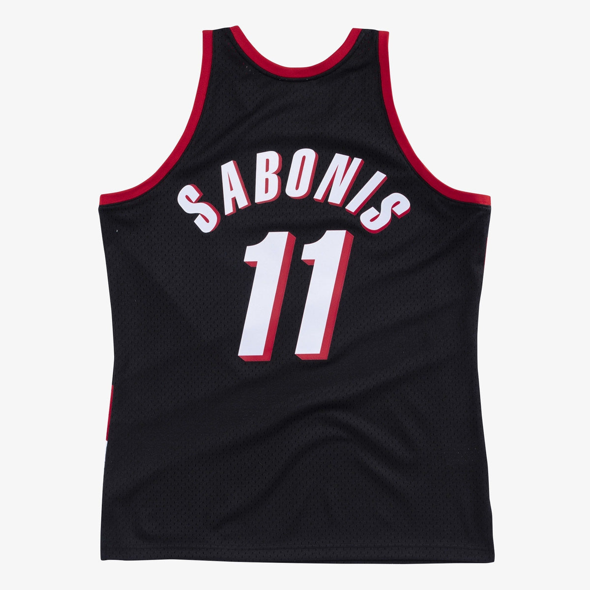 Arvydas Sabonis Portland Trail Blazers 1999-00 Black Jersey Stitched product image 2, provided for visual reference and