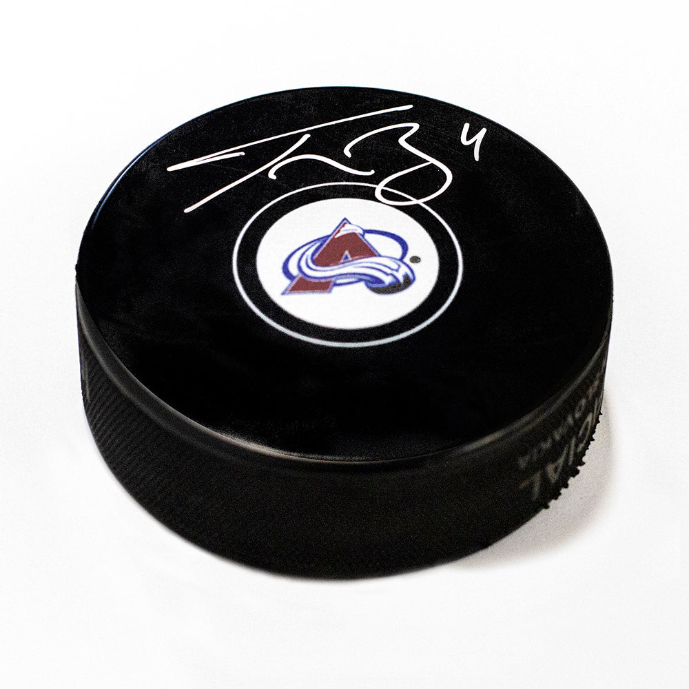 Tyson Barrie Colorado Avalanche Autographed Hockey Puck product image 1, provided for visual reference and product detail