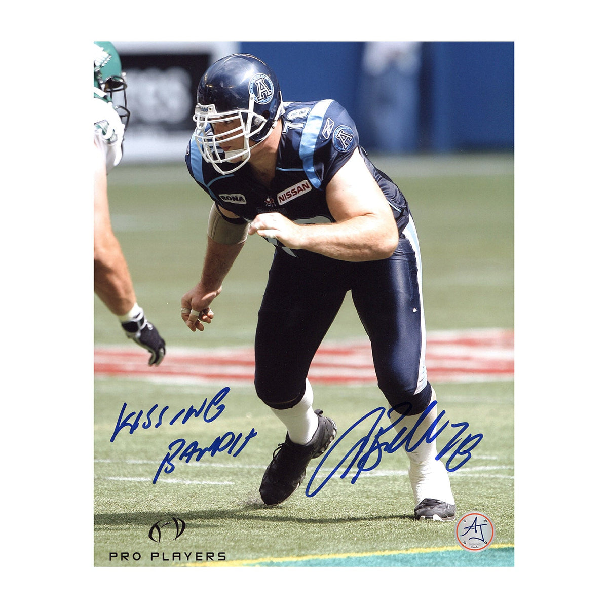 Adriano Belli Autographed Toronto Argonauts Football 8x10 Photo product image 1, provided for visual reference and product