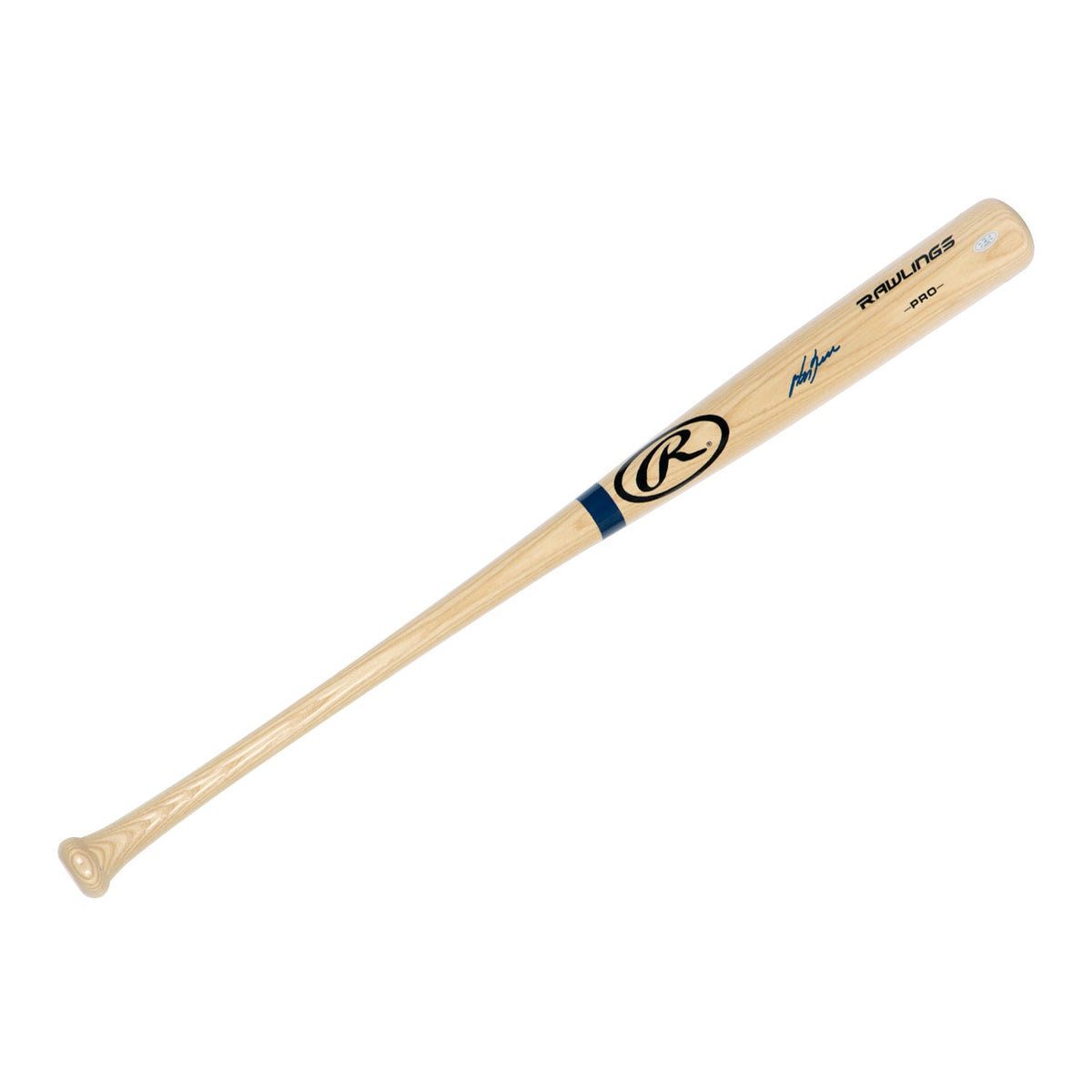 George Bell Autographed Rawlings Blonde Pro Model Baseball Bat product image 1, provided for visual reference and product