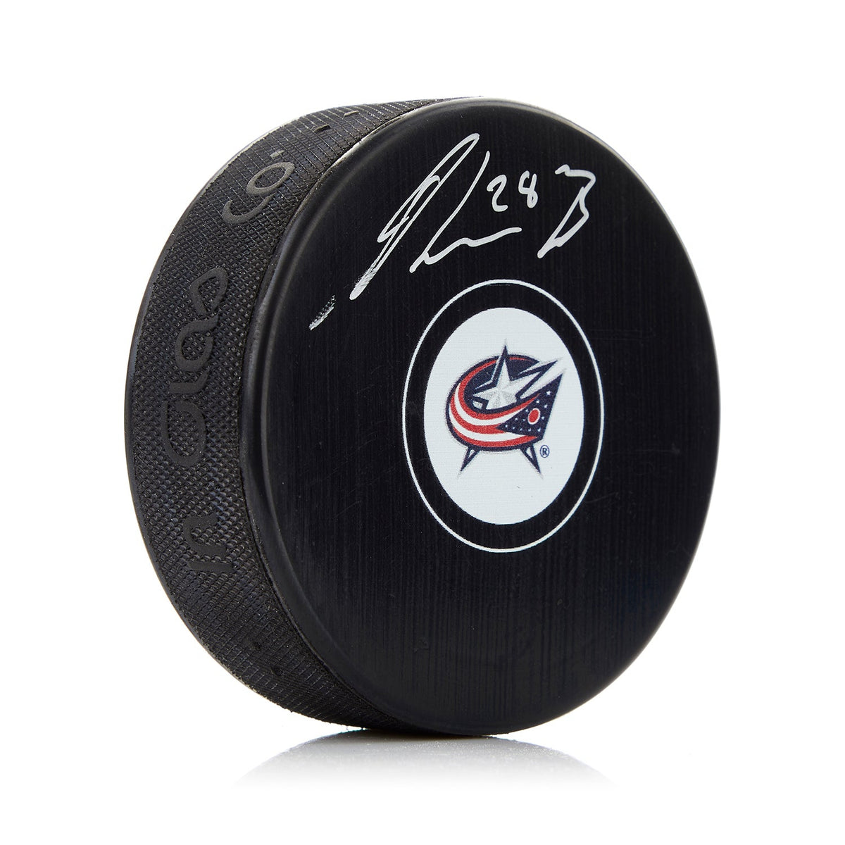 Oliver Bjorkstrand Columbus Blue Jackets Autographed Hockey Puck product image 1, provided for visual reference and product