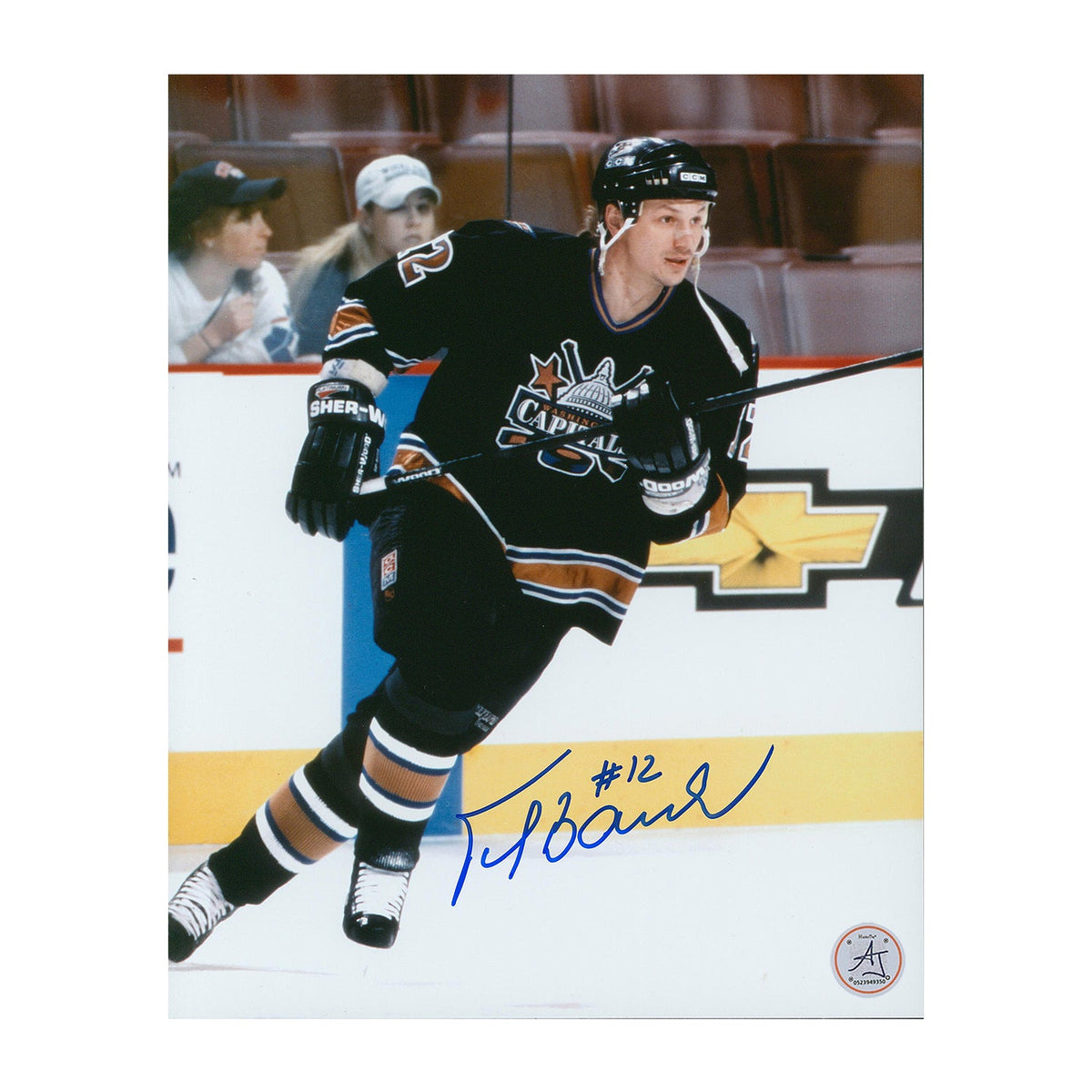 Peter Bondra Autographed Washington Capitals Hockey 8x10 Photo product image 1, provided for visual reference and product