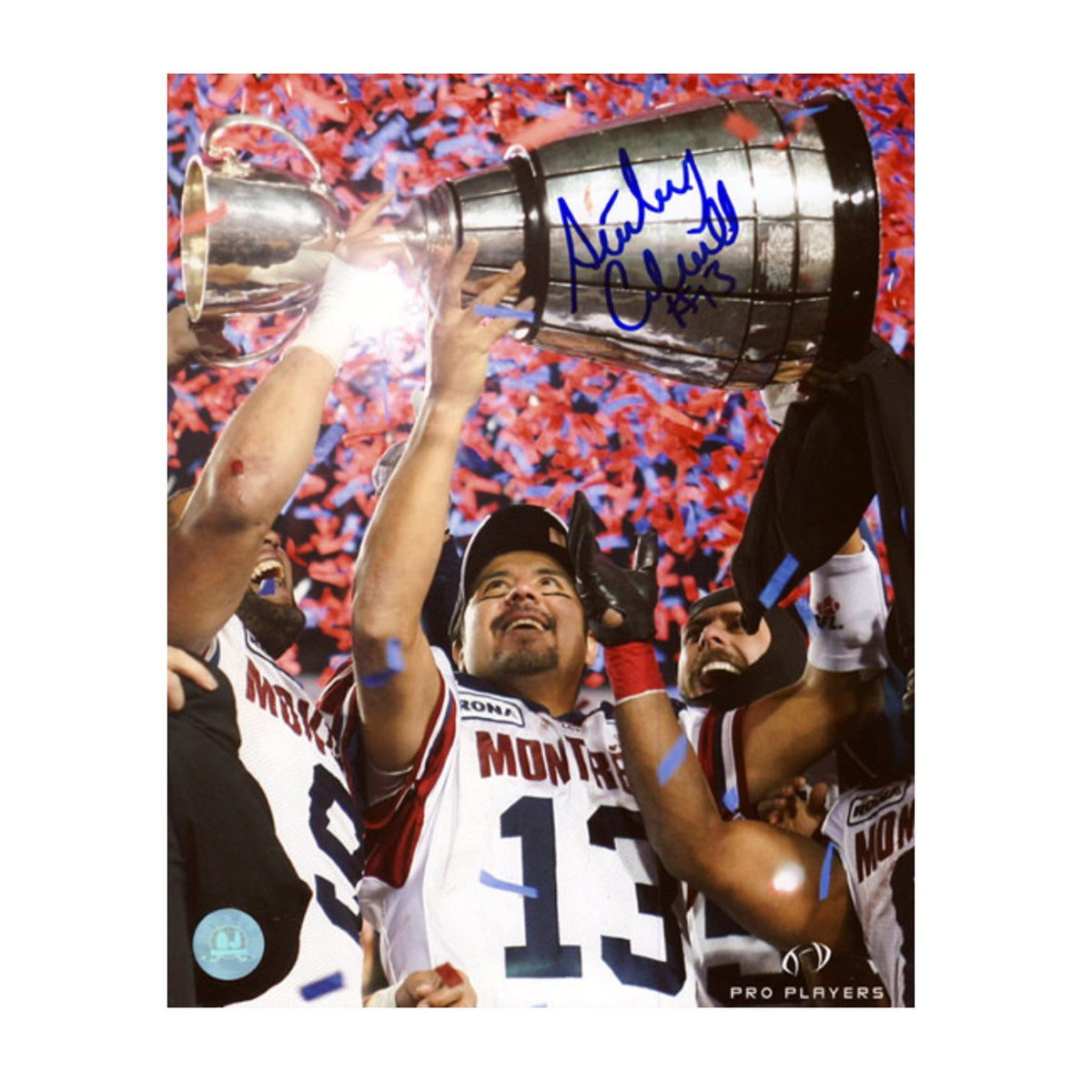 Anthony Calvillo Autographed Montreal Alouettes Football 8x10 Photo product image 1, provided for visual reference and