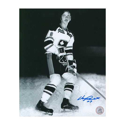 Wayne Carleton Ottawa Nationals Autographed WHA 8x10 Photo product image 1, provided for visual reference and product detail