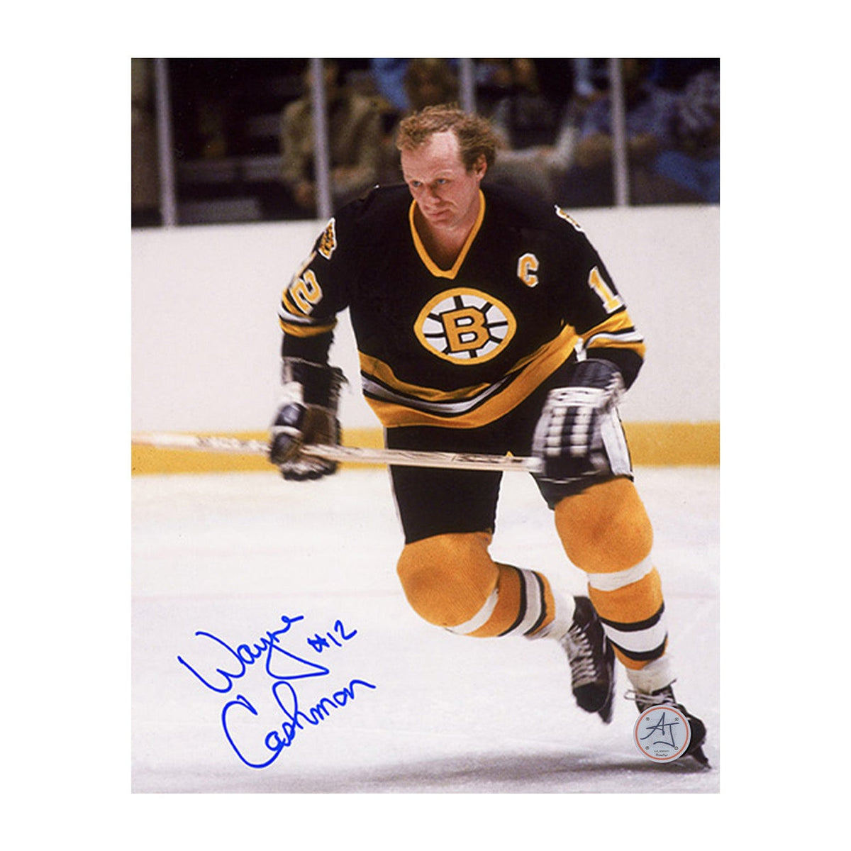 Wayne Cashman Autographed Boston Bruins Classic Hockey 8x10 Photo product image 1, provided for visual reference and product