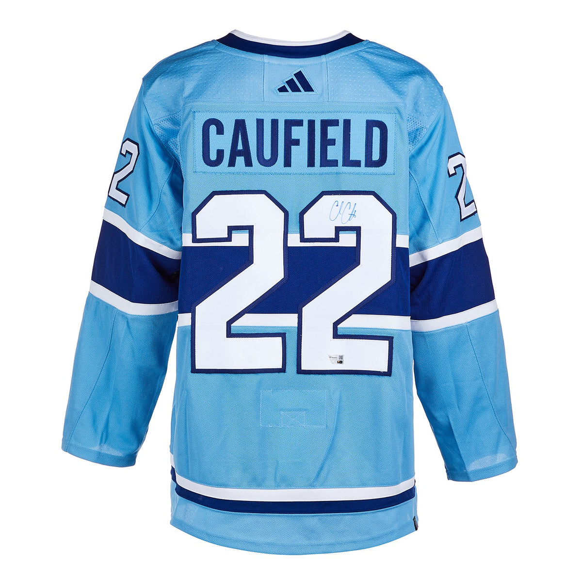 Cole Caufield Signed Montreal Canadiens Reverse Retro 2.0 adidas Jersey product image 1, provided for visual reference and