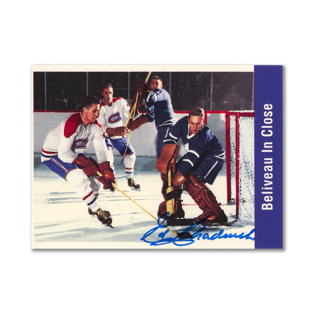 Autographed 1994 Parkhurst Missing Link #157 Ed Chadwick Action Card product image 1, provided for visual reference and