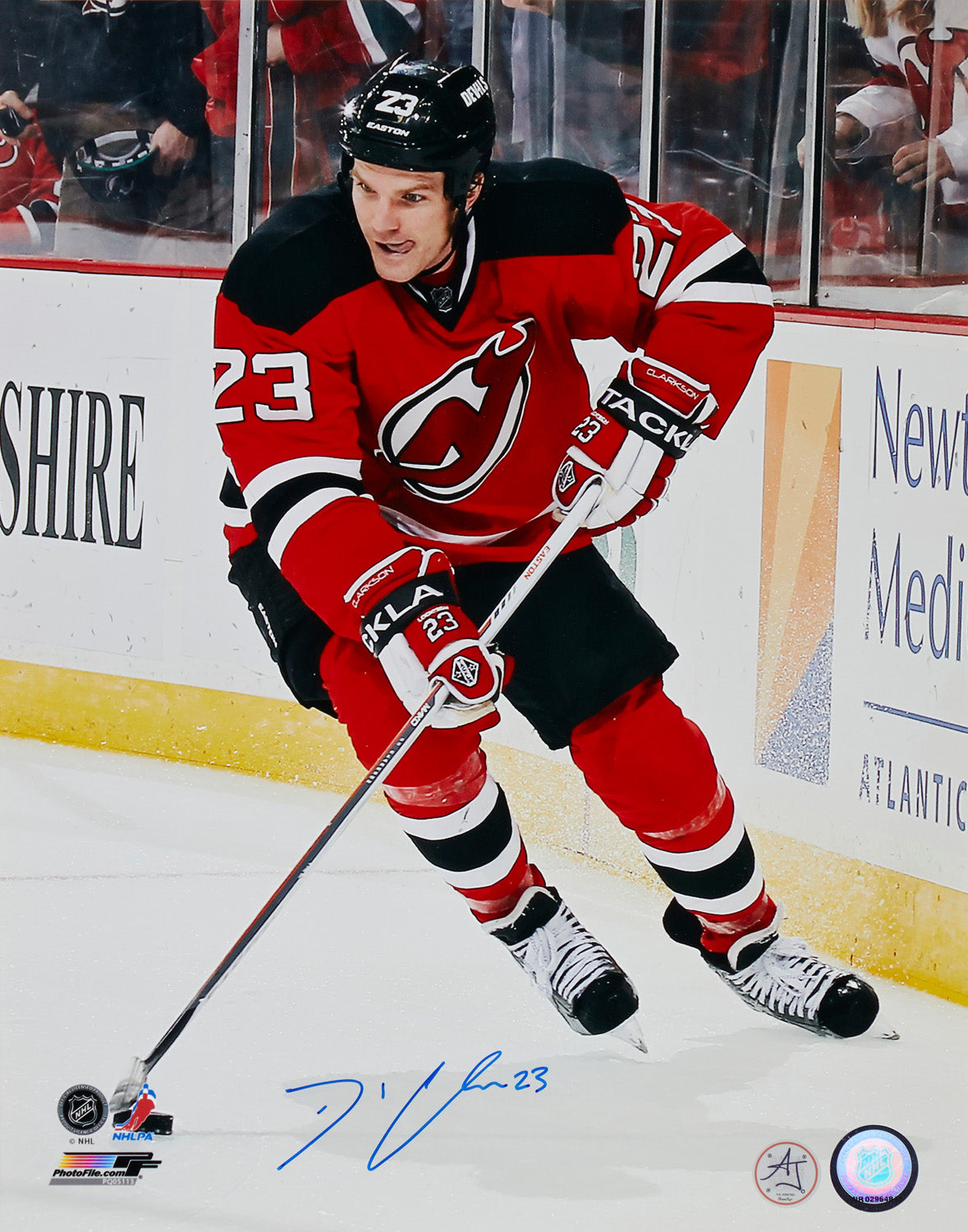 David Clarkson Signed New Jersey Devils Hockey 11x14 Photo product image 1, provided for visual reference and product detail