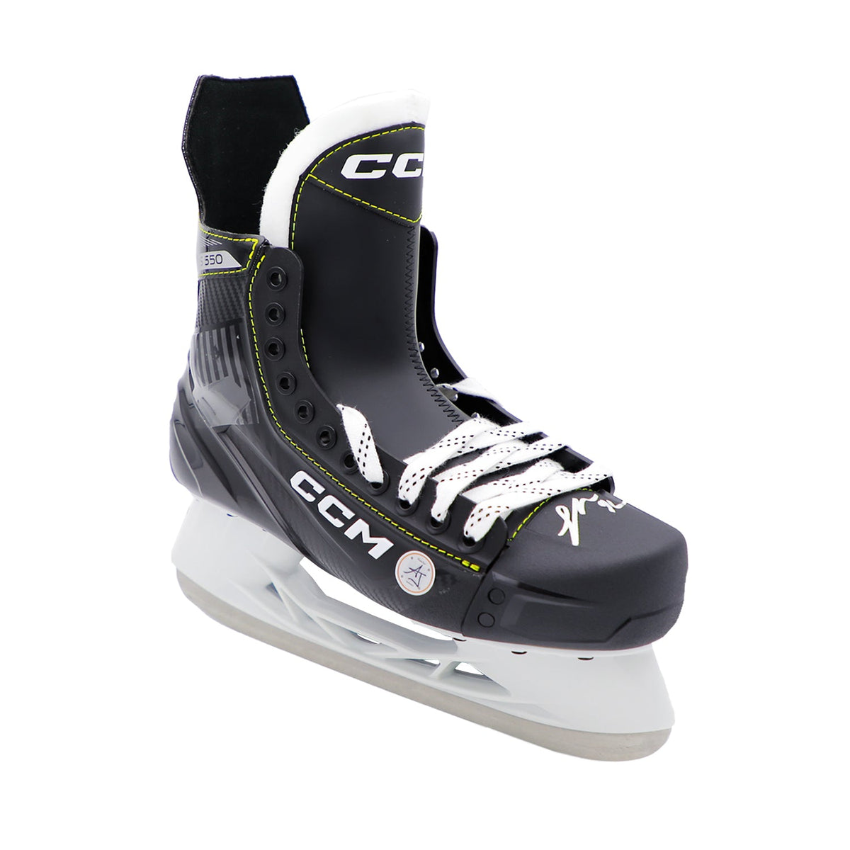 Logan Cooley Autographed CCM Tacks Hockey Skate product image 1, provided for visual reference and product detail review