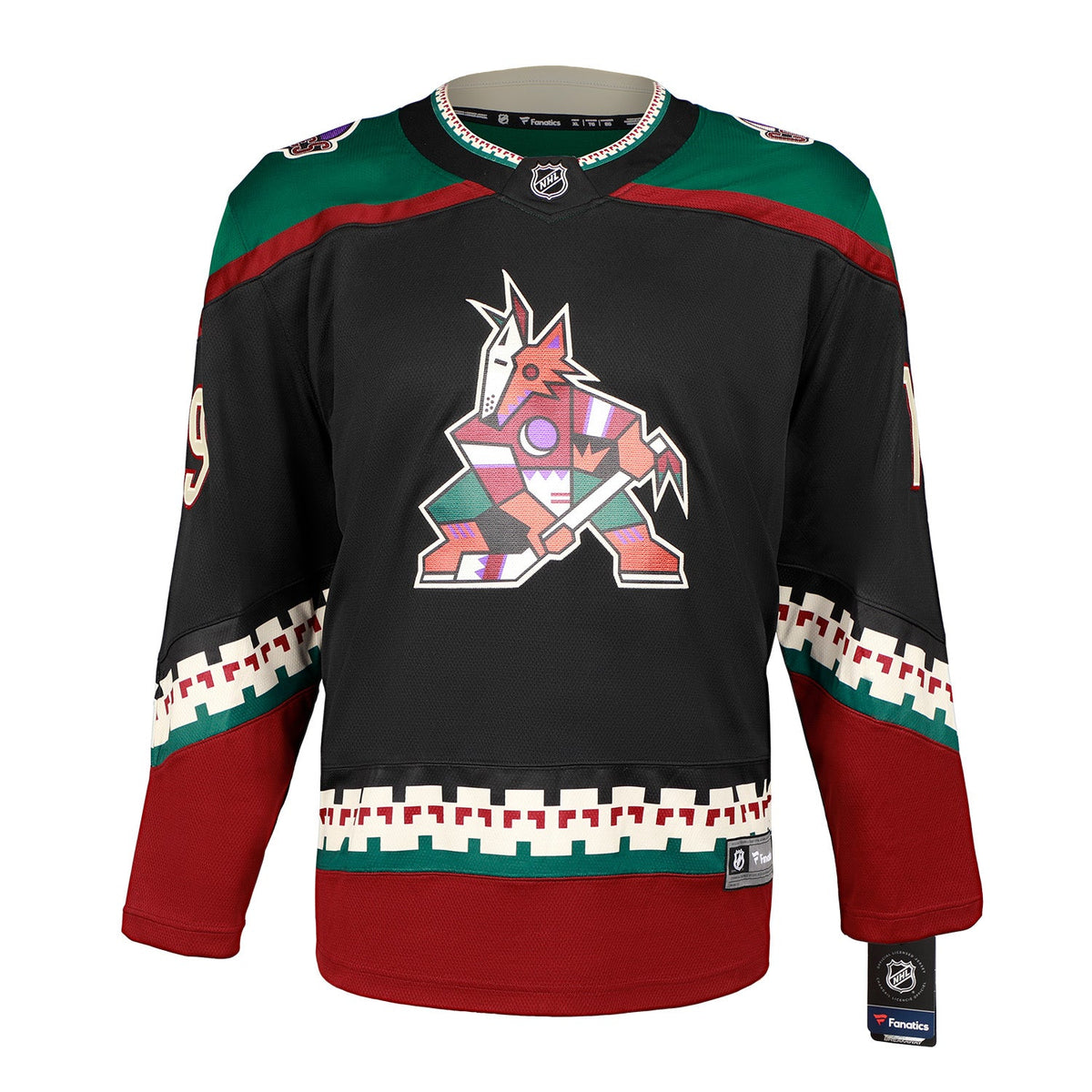 Shane Doan Autographed Arizona Coyotes Black Kachina Fanatics Breakaway Jersey product image 2, provided for visual