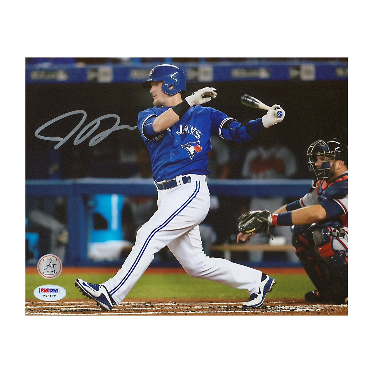 Josh Donaldson Autographed Toronto Blue Jays Batting 8x10 Photo product image 1, provided for visual reference and product
