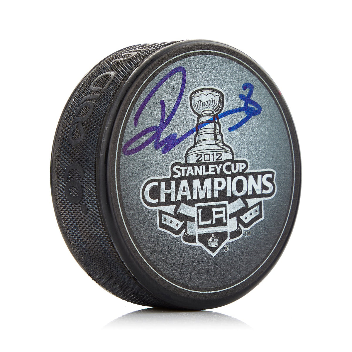 Drew Doughty Los Angeles Kings Autographed 2012 Stanley Cup Puck product image 1, provided for visual reference and product