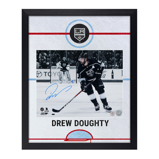 Drew Doughty Signed Los Angeles Kings Graphic Rink 19x23 Frame product image 1, provided for visual reference and product