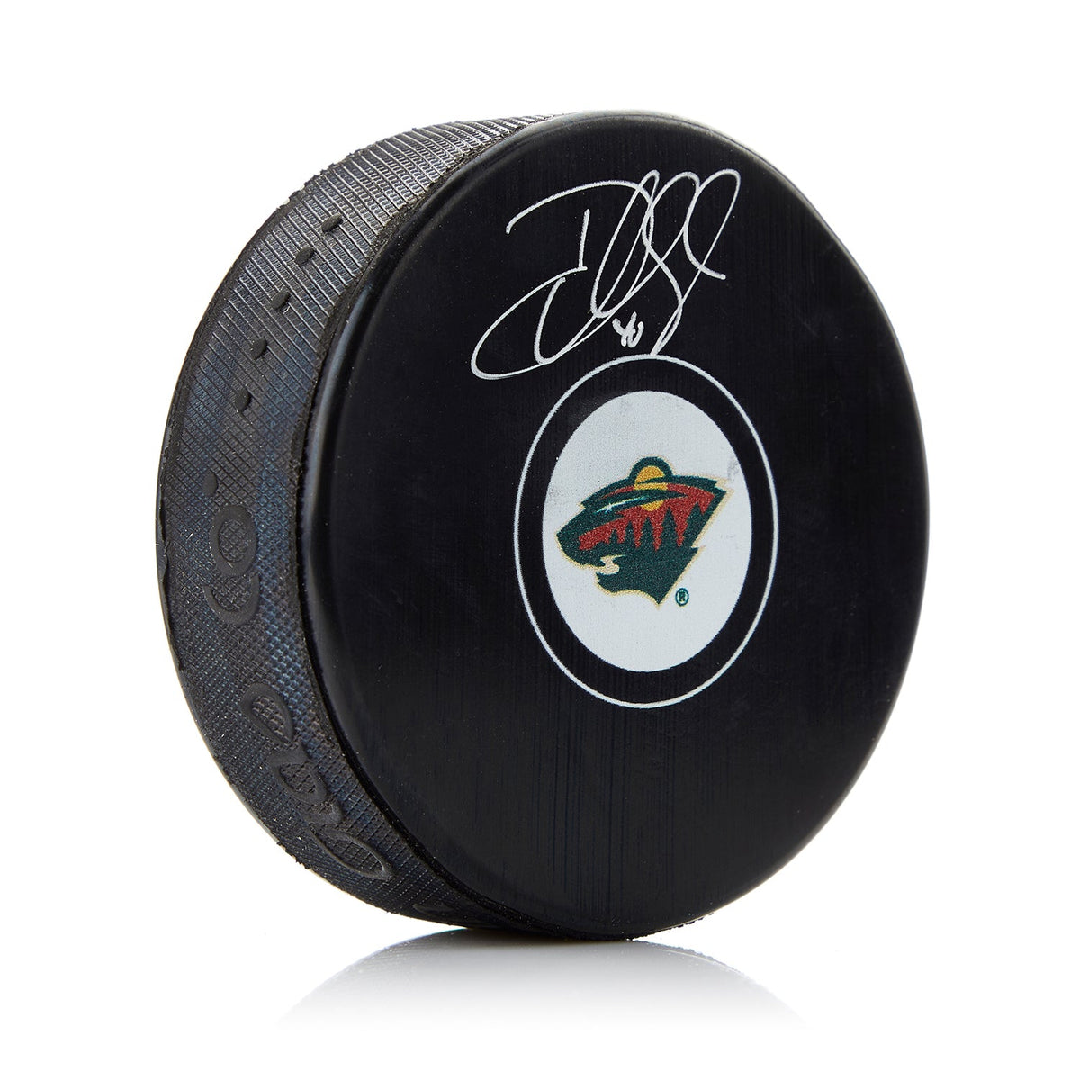 Devan Dubnyk Minnesota Wild Autographed Hockey Puck product image 1, provided for visual reference and product detail review