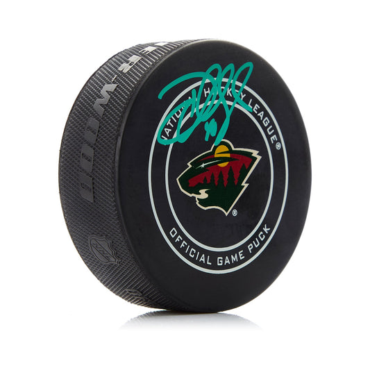 Devan Dubnyk Minnesota Wild Autographed Official NHL Game Puck product image 1, provided for visual reference and product