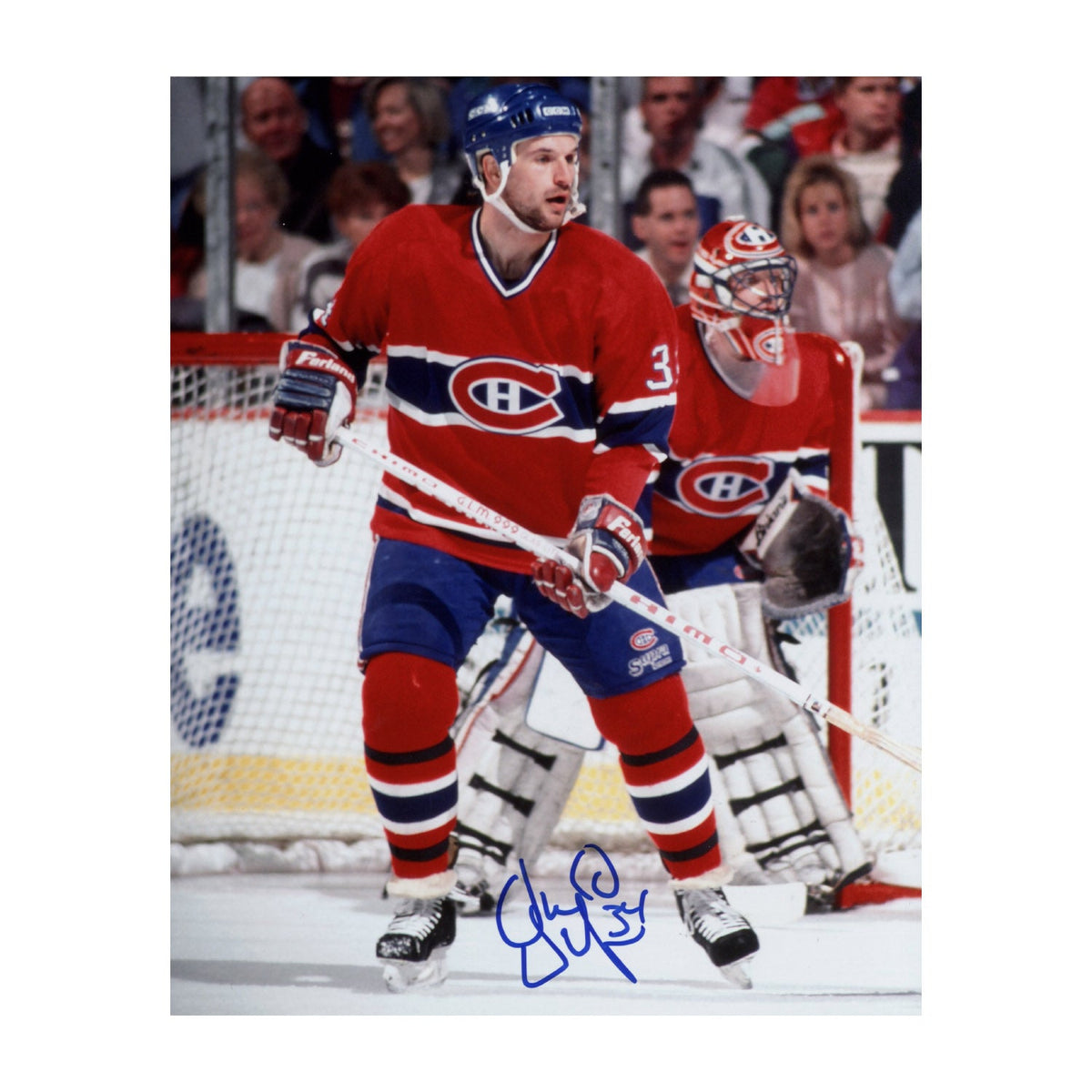 Donald Dufresne Autographed Montreal Canadiens Hockey 8x10 Photo product image 1, provided for visual reference and product