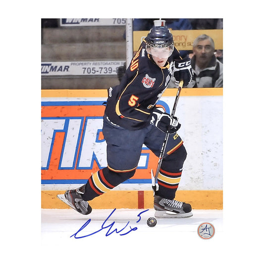 Aaron Ekblad Autographed Barrie Colts Rookie 8x10 Photo product image 1, provided for visual reference and product detail