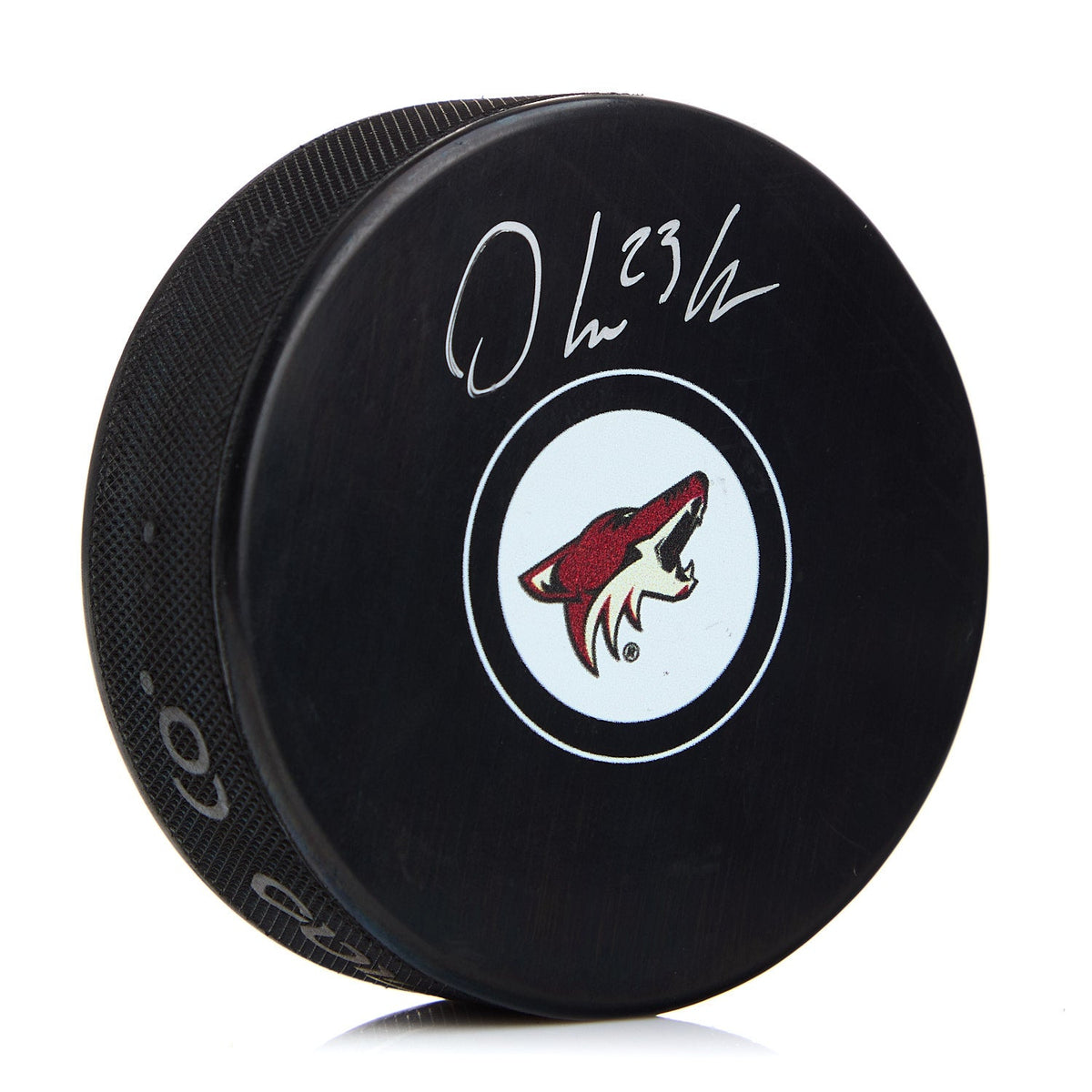 Oliver Ekman-Larsson Autographed Arizona Coyotes Hockey Puck product image 1, provided for visual reference and product