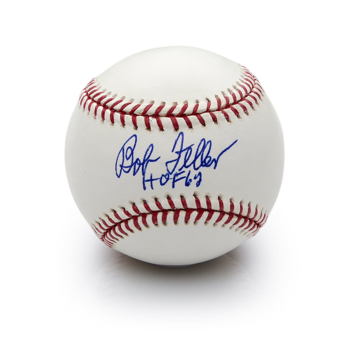 Bob Feller Autographed Rawlings Official Major League Baseball product image 1, provided for visual reference and product