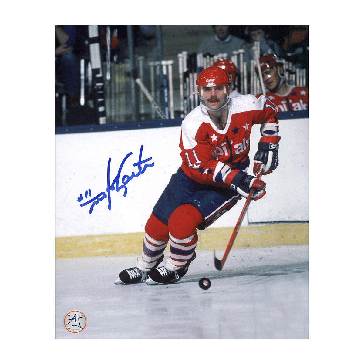 Mike Gartner Autographed Washington Capitals Legend 8x10 Photo product image 1, provided for visual reference and product