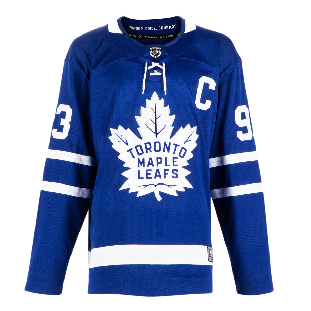 Doug Gilmour Autographed Toronto Maple Leafs Blue Fanatics Breakaway Jersey product image 2, provided for visual reference