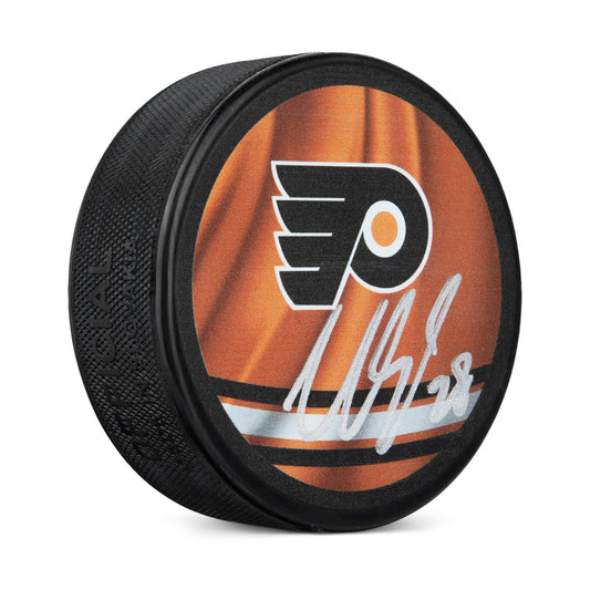 Claude Giroux Signed Philadelphia Flyers Reverse Retro Puck product image 1, provided for visual reference and product