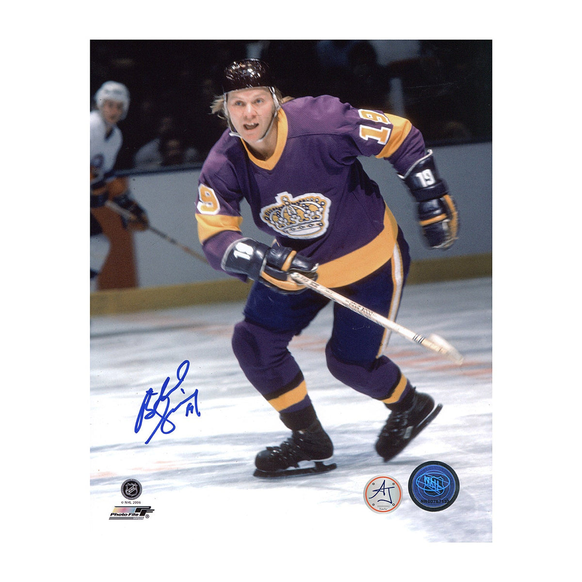 Butch Goring Autographed Los Angeles Kings Vintage Uniform 8x10 Photo product image 1, provided for visual reference and
