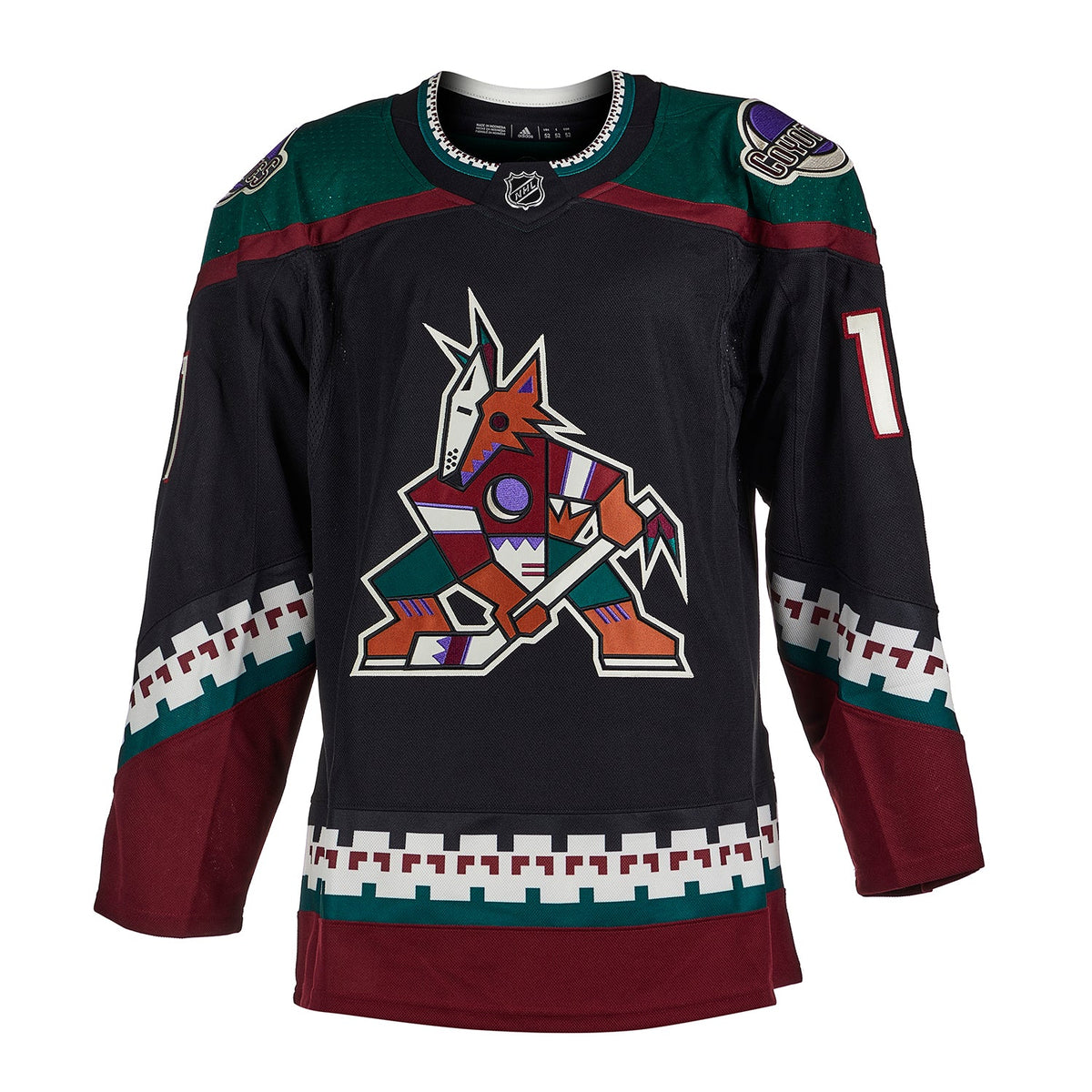 Dylan Guenther Autographed Arizona Coyotes adidas Jersey product image 2, provided for visual reference and product detail