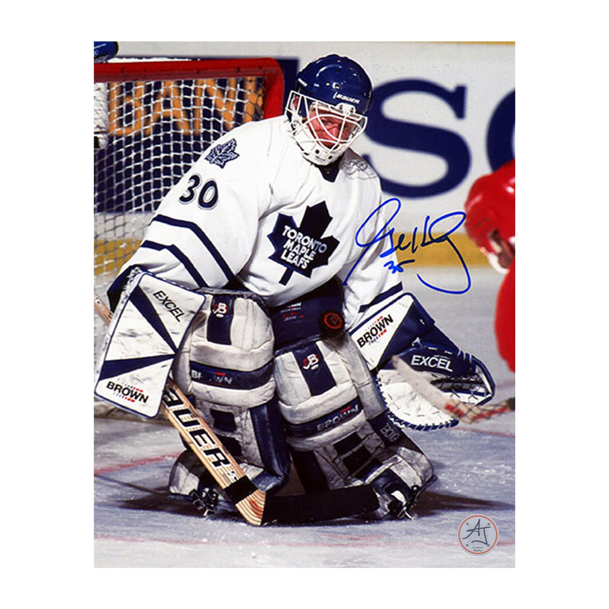 Glenn Healy Autographed Toronto Maple Leafs Netminder 8x10 Photo product image 1, provided for visual reference and product