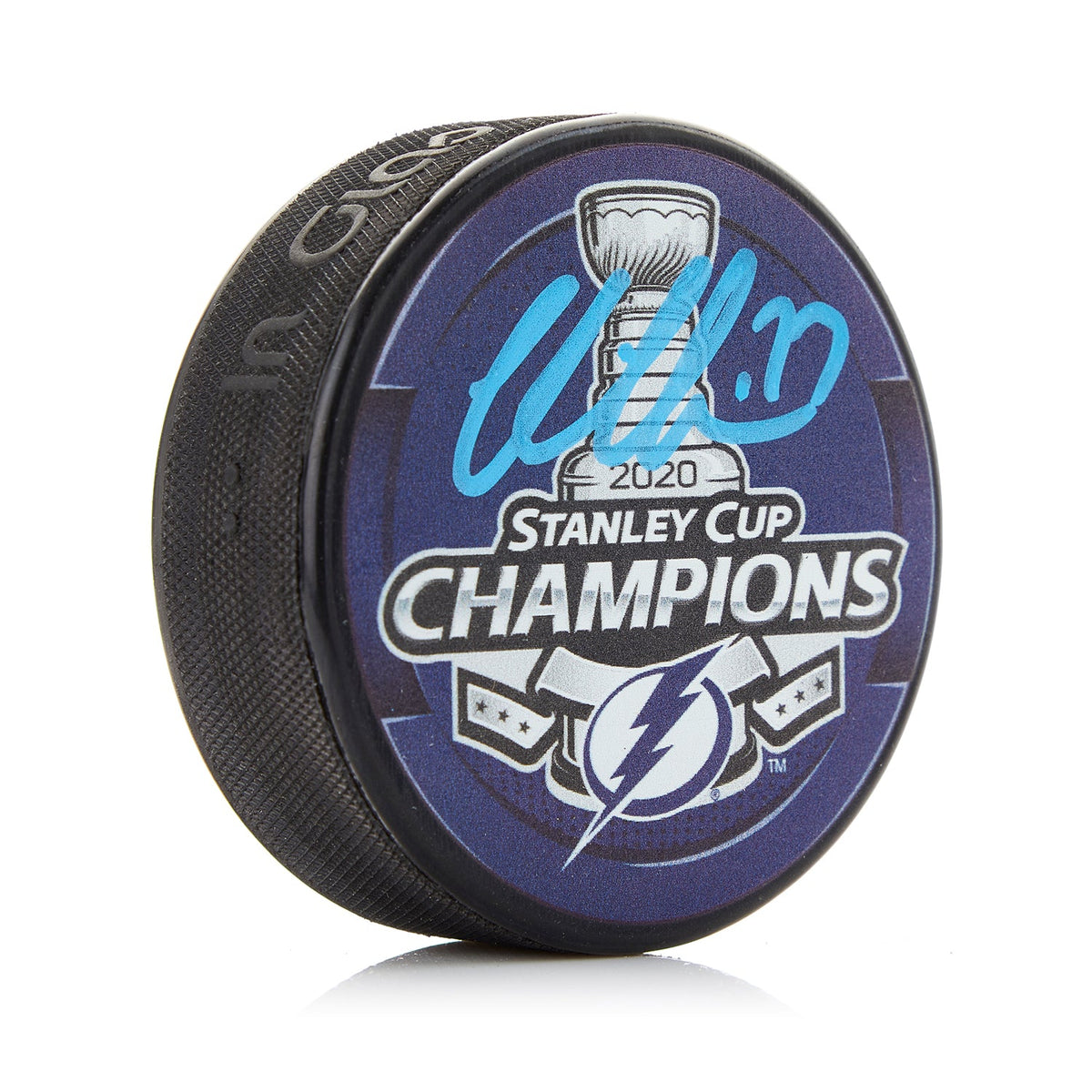 Victor Hedman Tampa Bay Lightning Signed 2020 Stanley Cup Puck product image 1, provided for visual reference and product