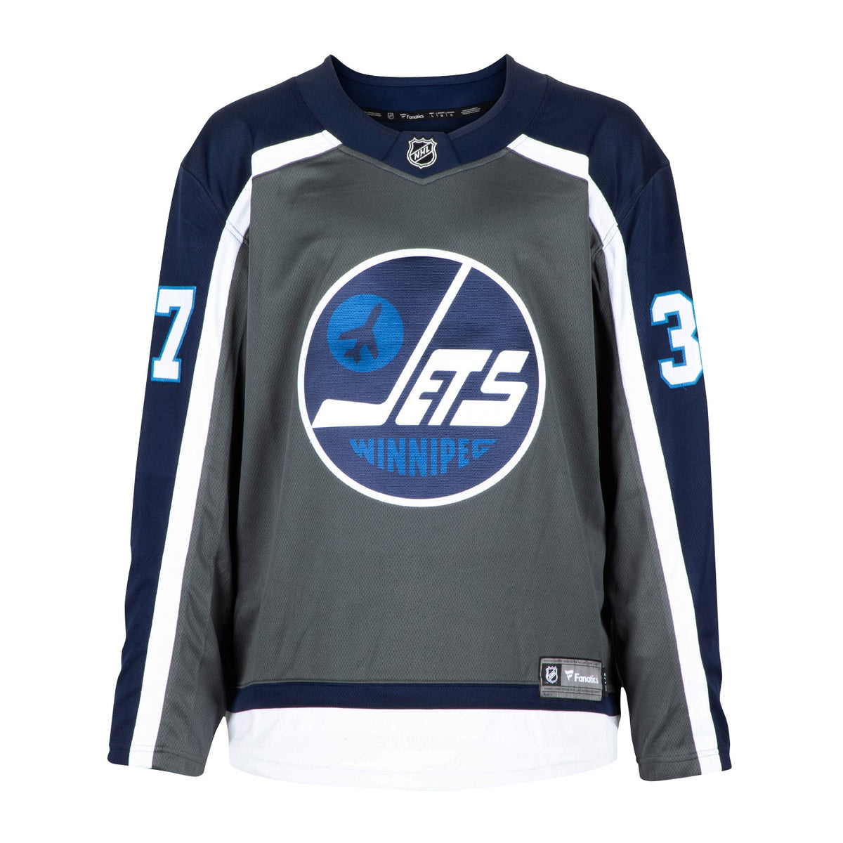 Connor Hellebuyck Signed Winnipeg Jets Special Edition Fanatics Breakaway Jersey product image 2, provided for visual