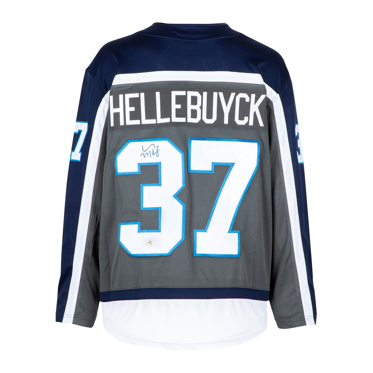 Connor Hellebuyck Signed Winnipeg Jets Special Edition Fanatics Breakaway Jersey product image 1, provided for visual
