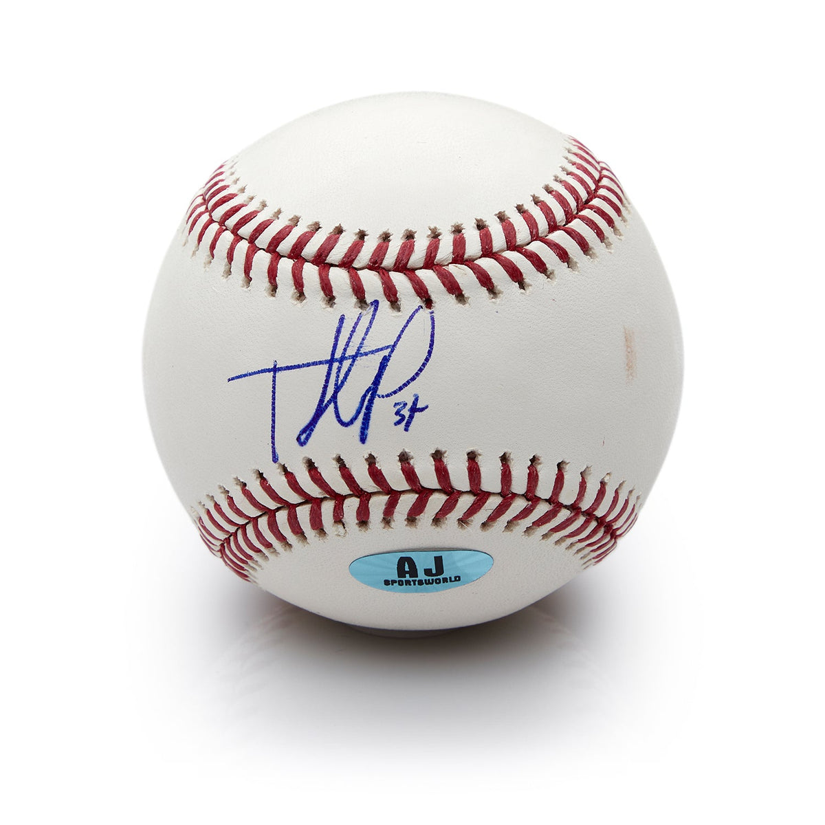 Teoscar Hernandez Autographed Rawlings MLB Official Major League Baseball product image 1, provided for visual reference and