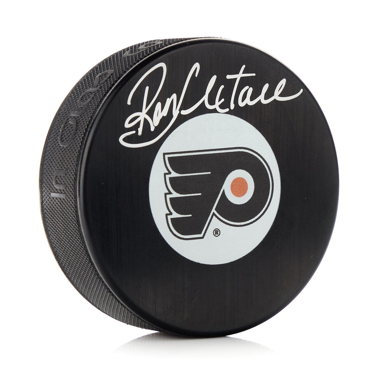 Ron Hextall Autographed Philadelphia Flyers Hockey Puck product image 1, provided for visual reference and product detail