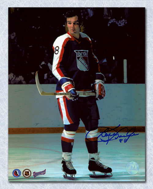 Ken Hodge Autographed New York Rangers Hockey 8x10 Photo product image 1, provided for visual reference and product detail