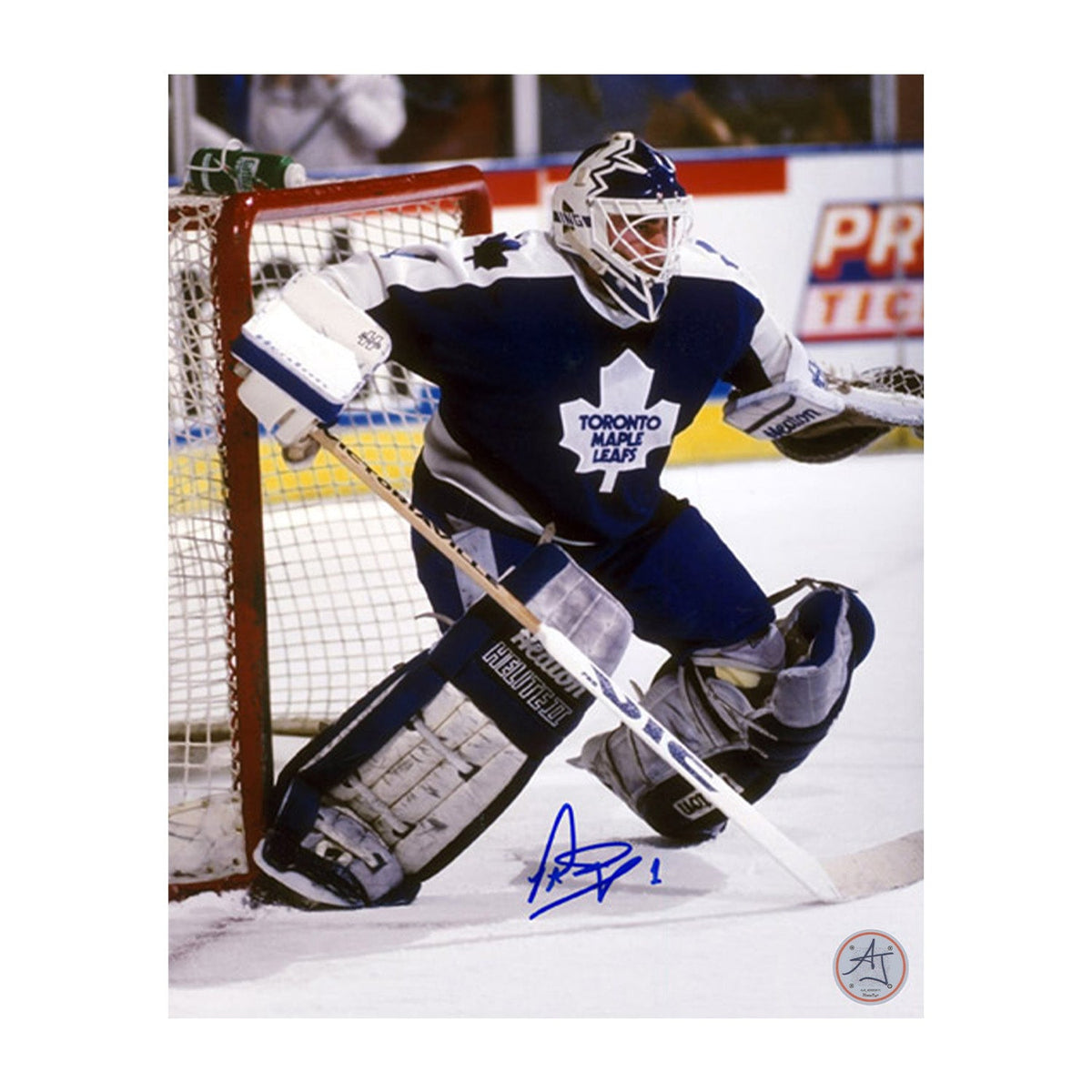 Peter Ing Autographed Toronto Maple Leafs Goalie 8x10 Photo product image 1, provided for visual reference and product