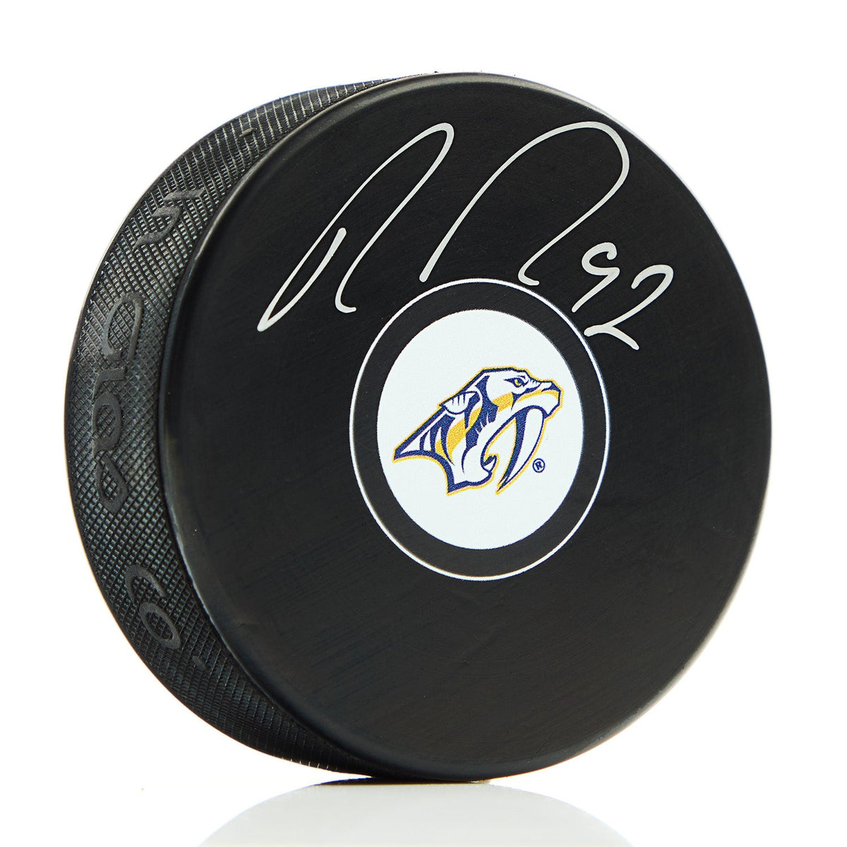 Ryan Johansen Nashville Predators Autographed Hockey Puck product image 1, provided for visual reference and product detail