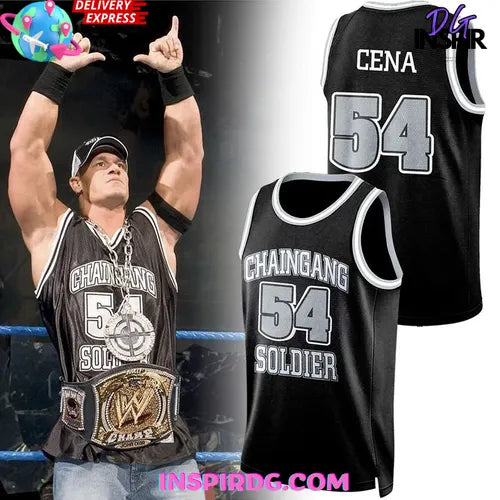 John Cena Chain Gang Soldier 2025 Jersey product image 1, provided for visual reference and product detail review