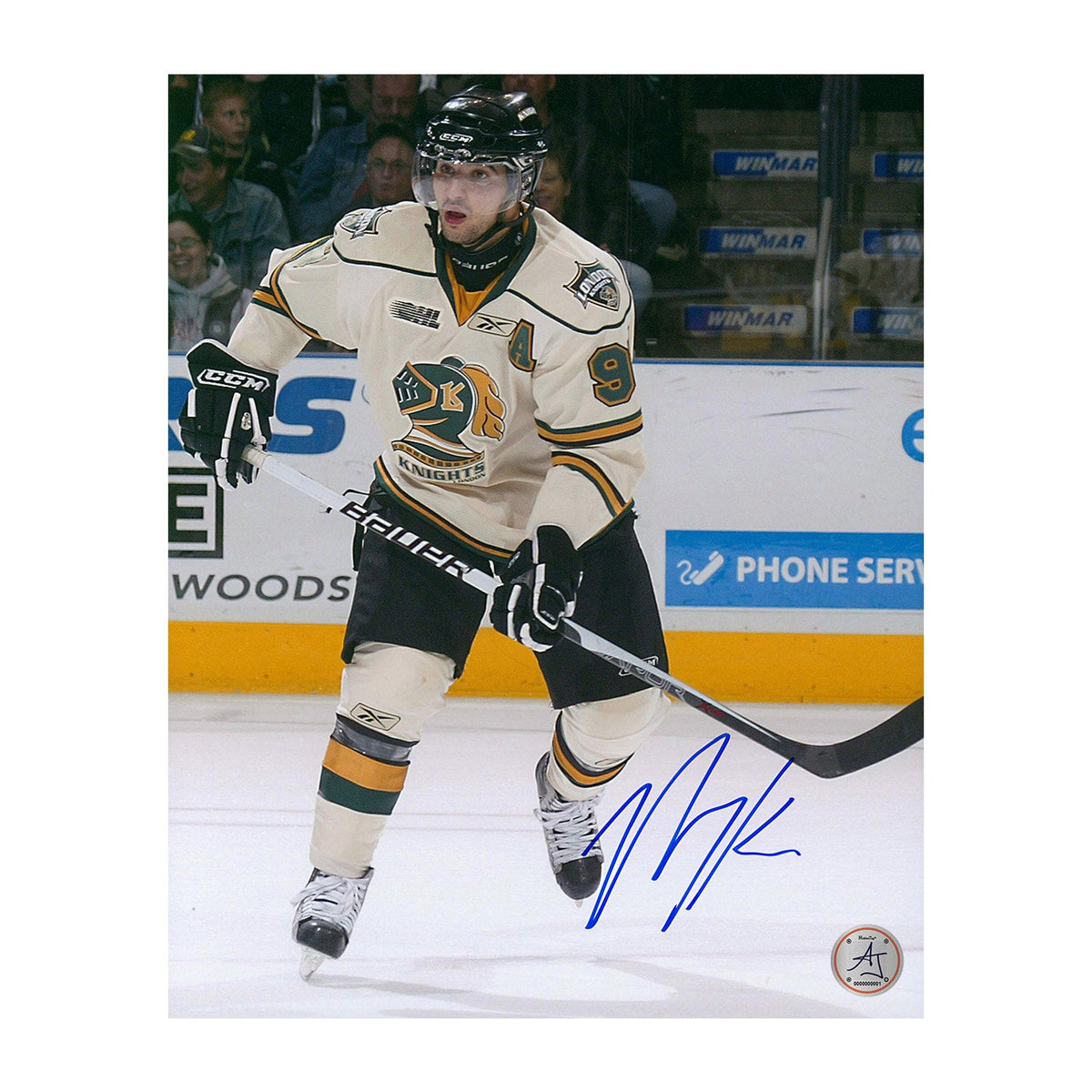Nazem Kadri Signed London Knights CHL Hockey 8x10 Photo product image 1, provided for visual reference and product detail