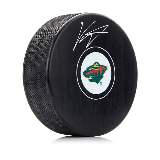 Kirill Kaprizov Autographed Minnesota Wild Hockey Puck product image 1, provided for visual reference and product detail