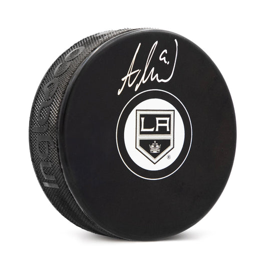 Adrian Kempe Autographed Los Angeles Kings Hockey Puck product image 1, provided for visual reference and product detail