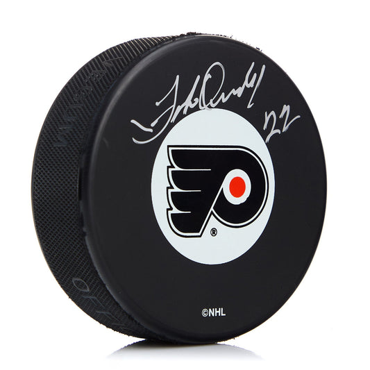 Forbes Kennedy Philadelphia Flyers Autographed Hockey Puck product image 1, provided for visual reference and product detail